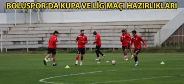 Boluspor'da kupa ve lig maçı hazırlıkları
