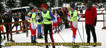 Gerede'de Kayaklı Koşu Ligi 1. Etap Yarışları devam ediyor