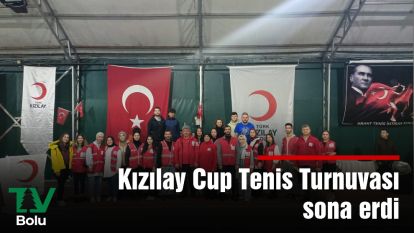 Kızılay Cup Tenis Turnuvası sona erdi