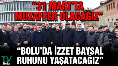 MHP Bolu Belediye Başkan Adayı İlhan Durak "31 Mart'ta muzaffer olacağız"