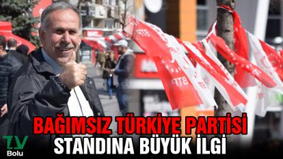Bağımsız Türkiye Partisi standına büyük ilgi